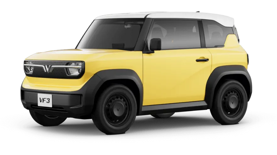 VinFast VF 3 màu Summer Yellow